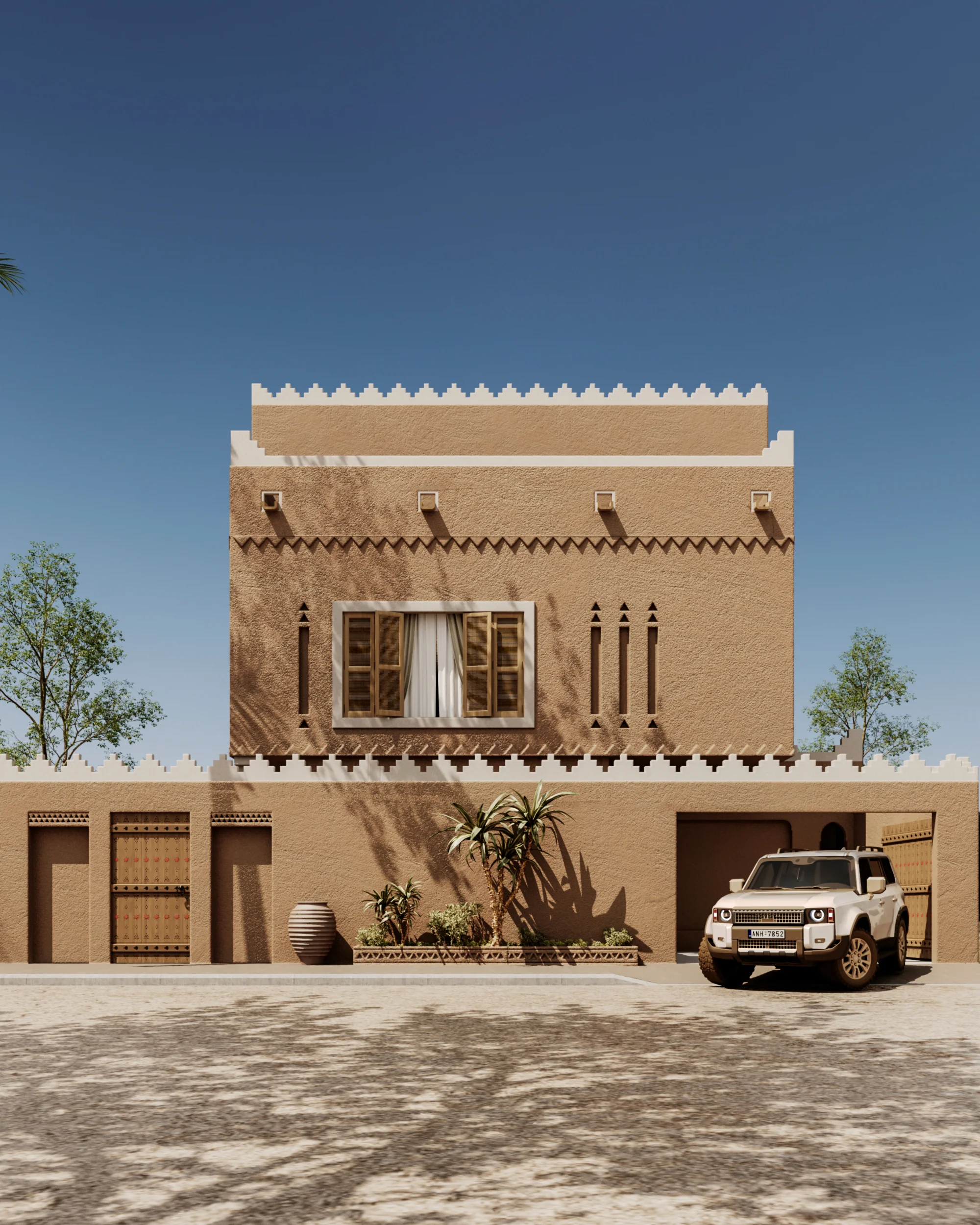 Najdi Facade 